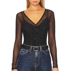 Paige Meena Top in Black